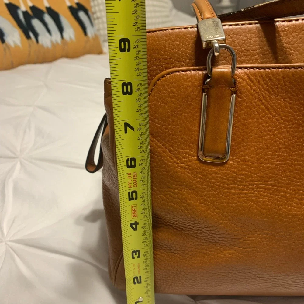 Coach Brown Leather Shoulder Bag Madison Kimberly Satchel - Picture 5 of 16